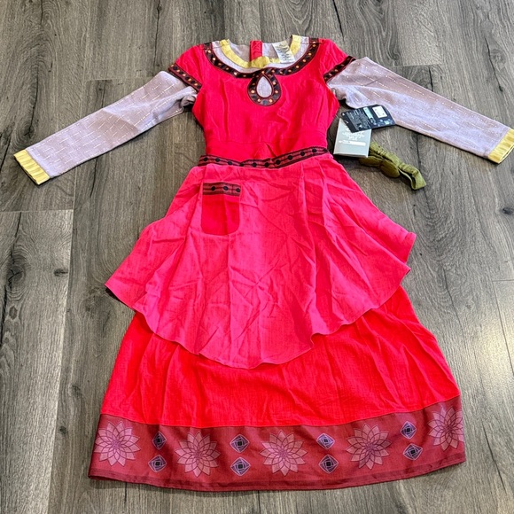 ❤️Disney Parks Wish Dahlia Pink and Red Costume Dress size 7/8 - Picture 6 of 7